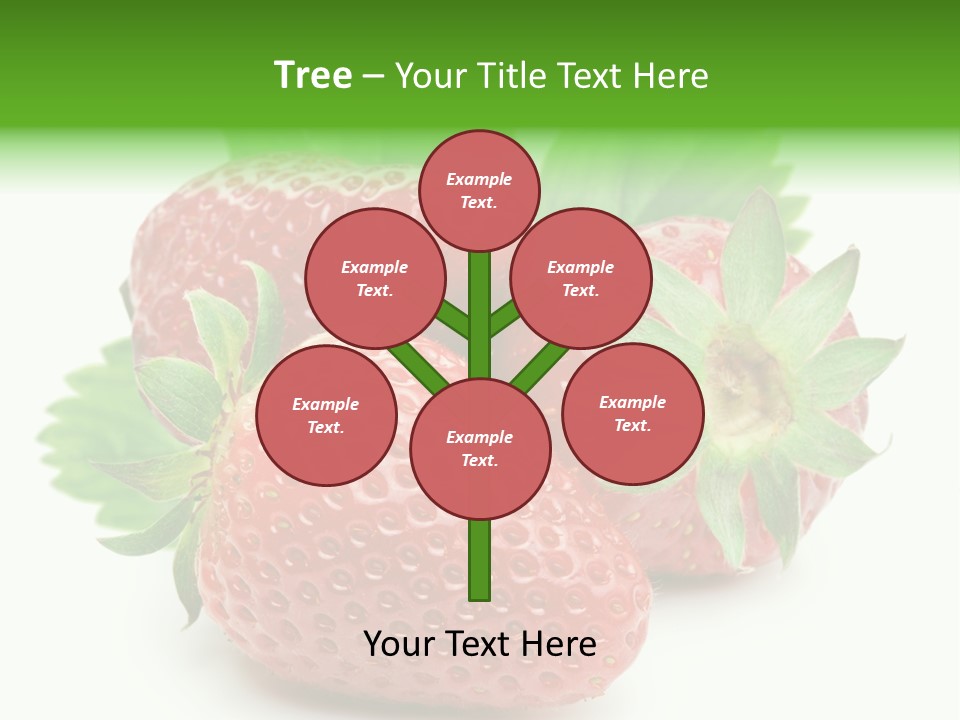 Reflection Freshness Leaf PowerPoint Template