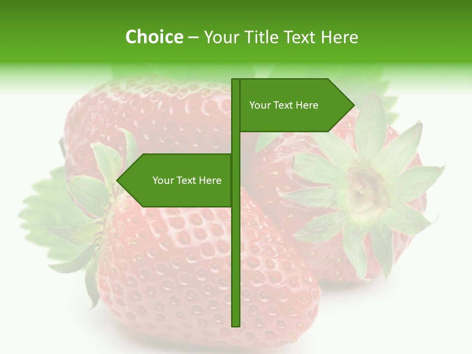 Reflection Freshness Leaf PowerPoint Template