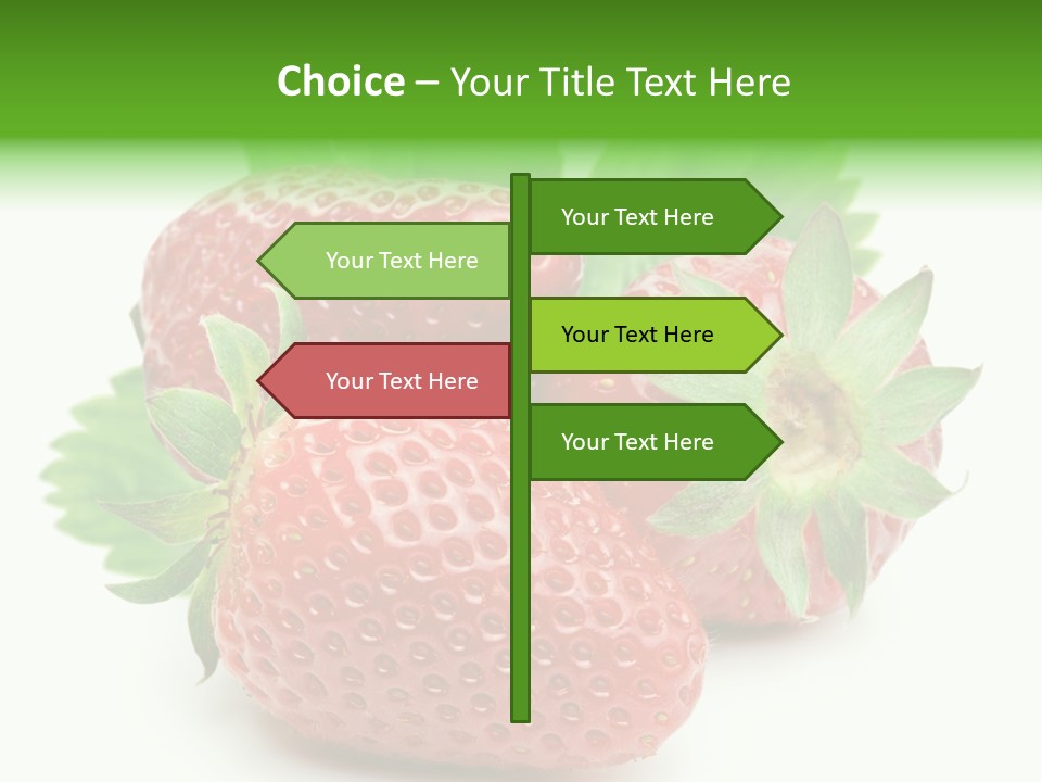 Reflection Freshness Leaf PowerPoint Template