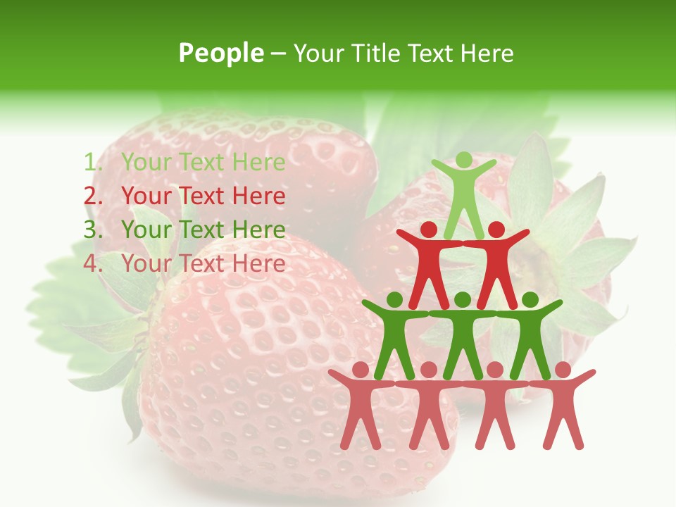 Reflection Freshness Leaf PowerPoint Template