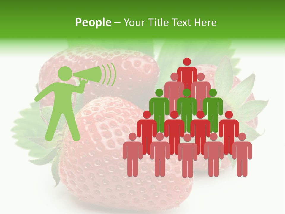 Reflection Freshness Leaf PowerPoint Template