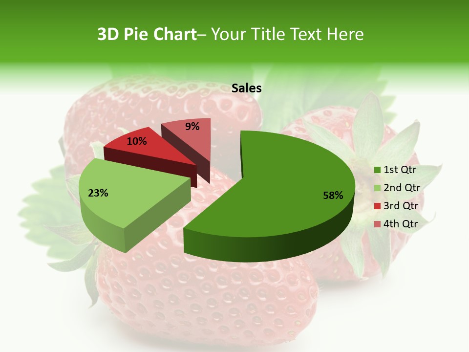 Reflection Freshness Leaf PowerPoint Template