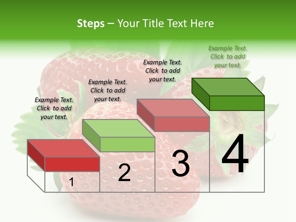 Reflection Freshness Leaf PowerPoint Template