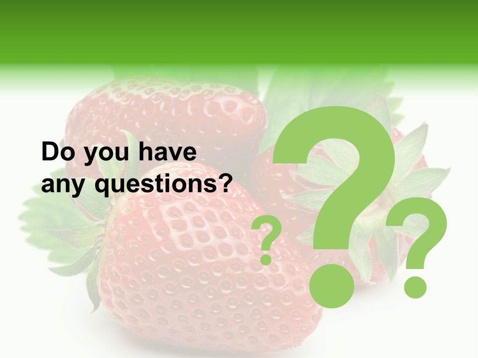 Reflection Freshness Leaf PowerPoint Template