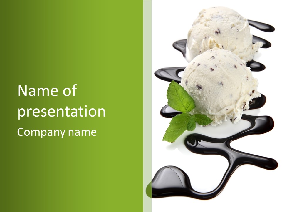 Cold Refreshing Refreshment PowerPoint Template