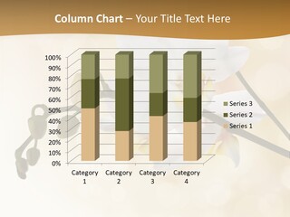 Bokeh Phalaenopsis Living Plant PowerPoint Template