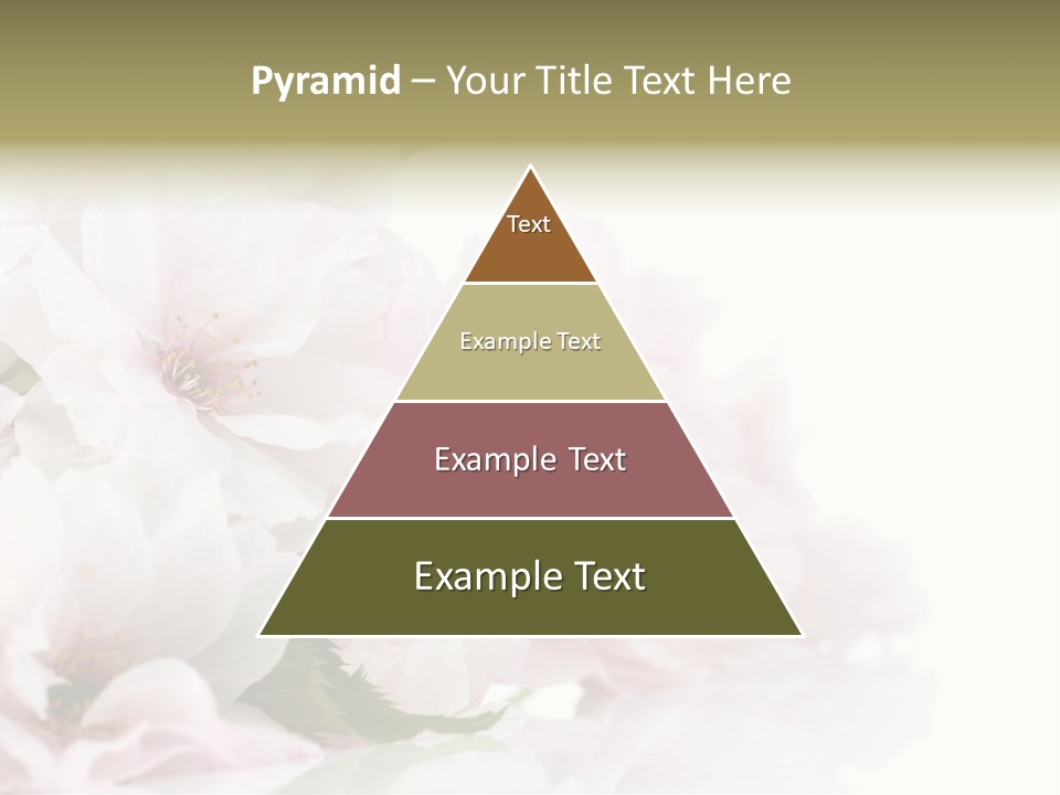 Copy Green Flowers PowerPoint Template