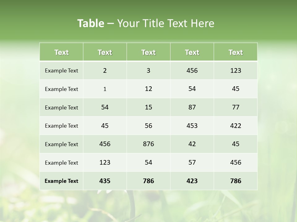 Leaf Daisy Season PowerPoint Template