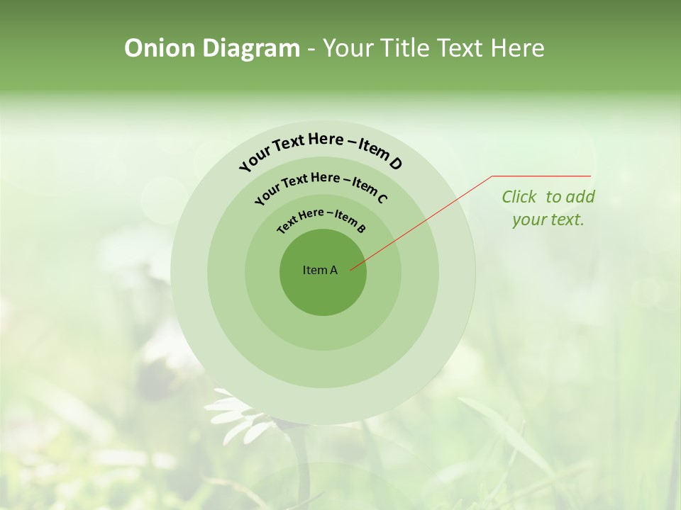 Leaf Daisy Season PowerPoint Template