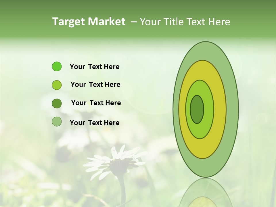 Leaf Daisy Season PowerPoint Template
