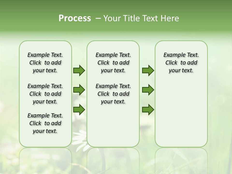 Leaf Daisy Season PowerPoint Template