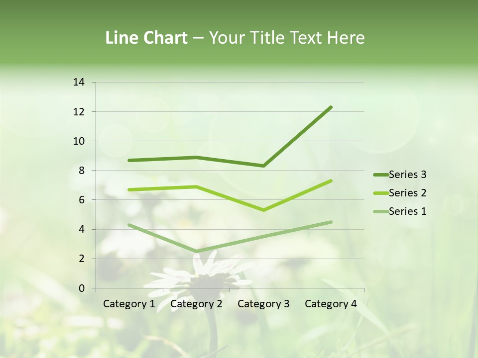 Leaf Daisy Season PowerPoint Template