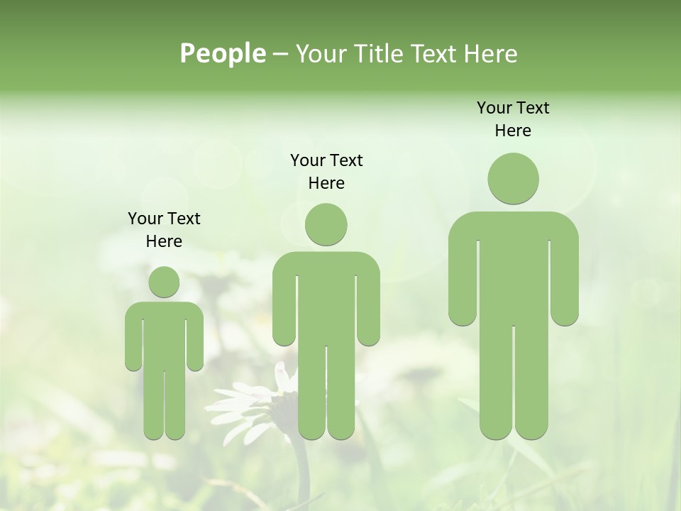 Leaf Daisy Season PowerPoint Template