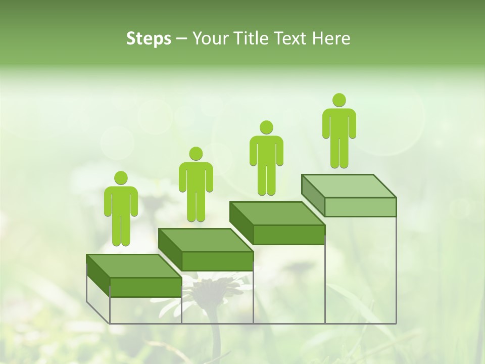 Leaf Daisy Season PowerPoint Template