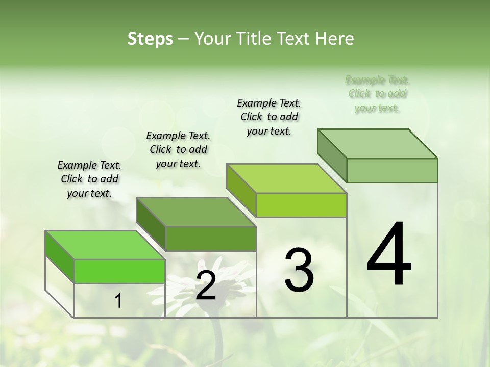 Leaf Daisy Season PowerPoint Template