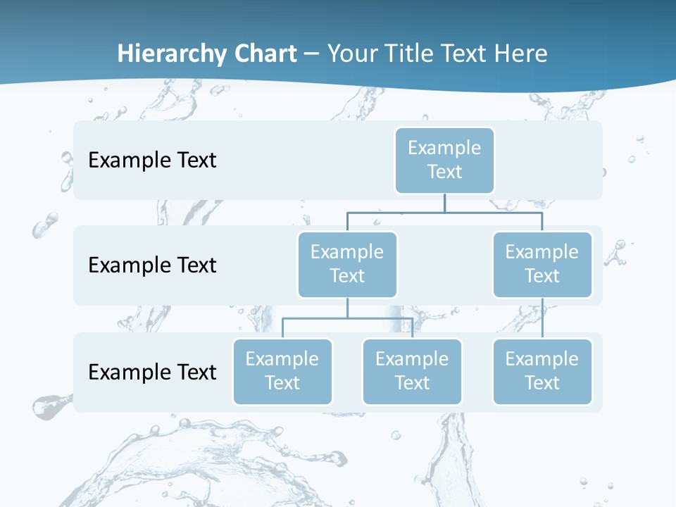 White Background Drop Purity PowerPoint Template