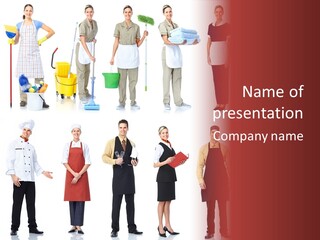 Young People Worker PowerPoint Template