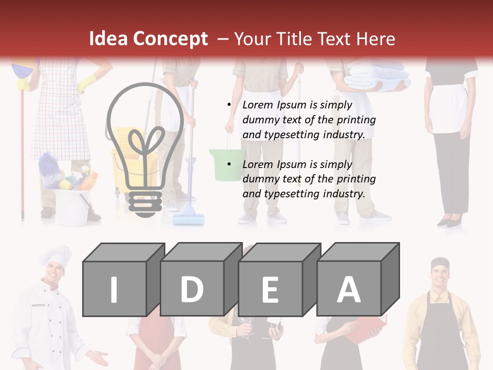 Young People Worker PowerPoint Template