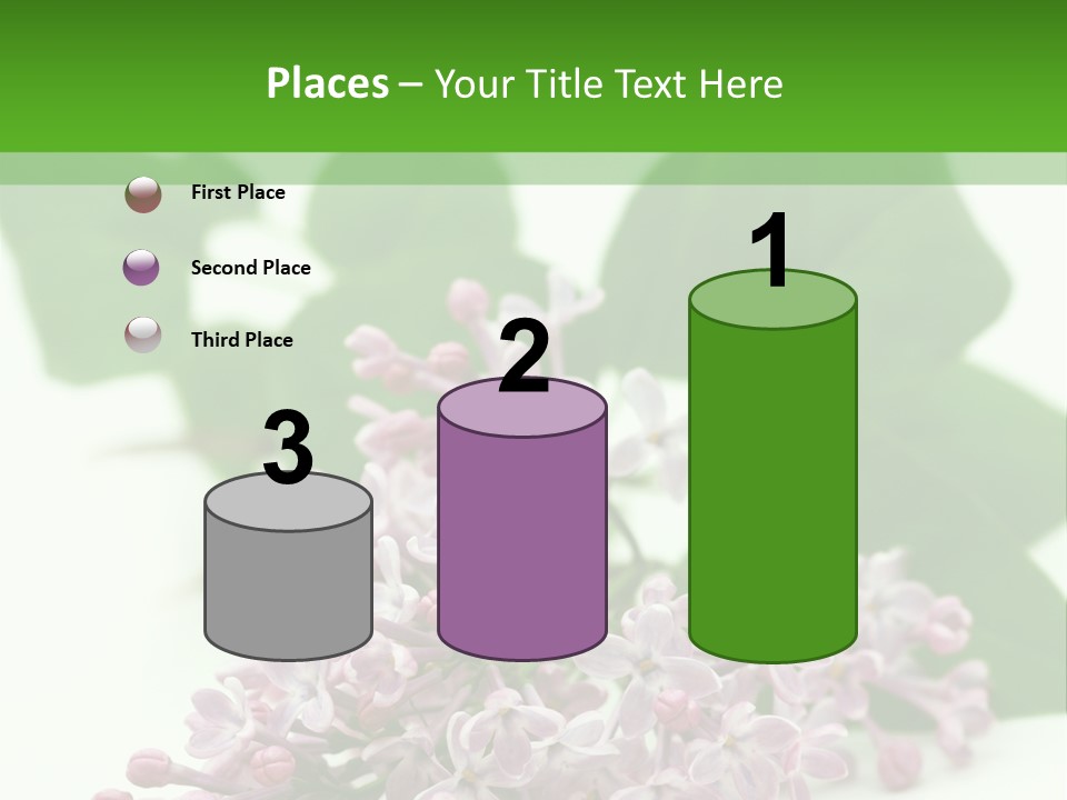 White Fragrant Transparent PowerPoint Template