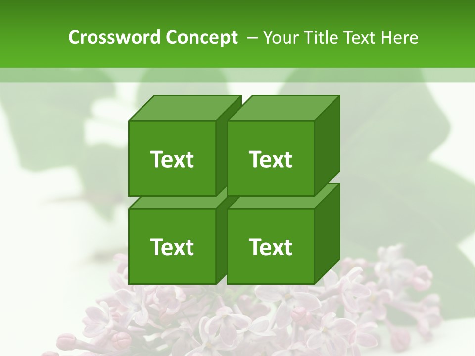 White Fragrant Transparent PowerPoint Template
