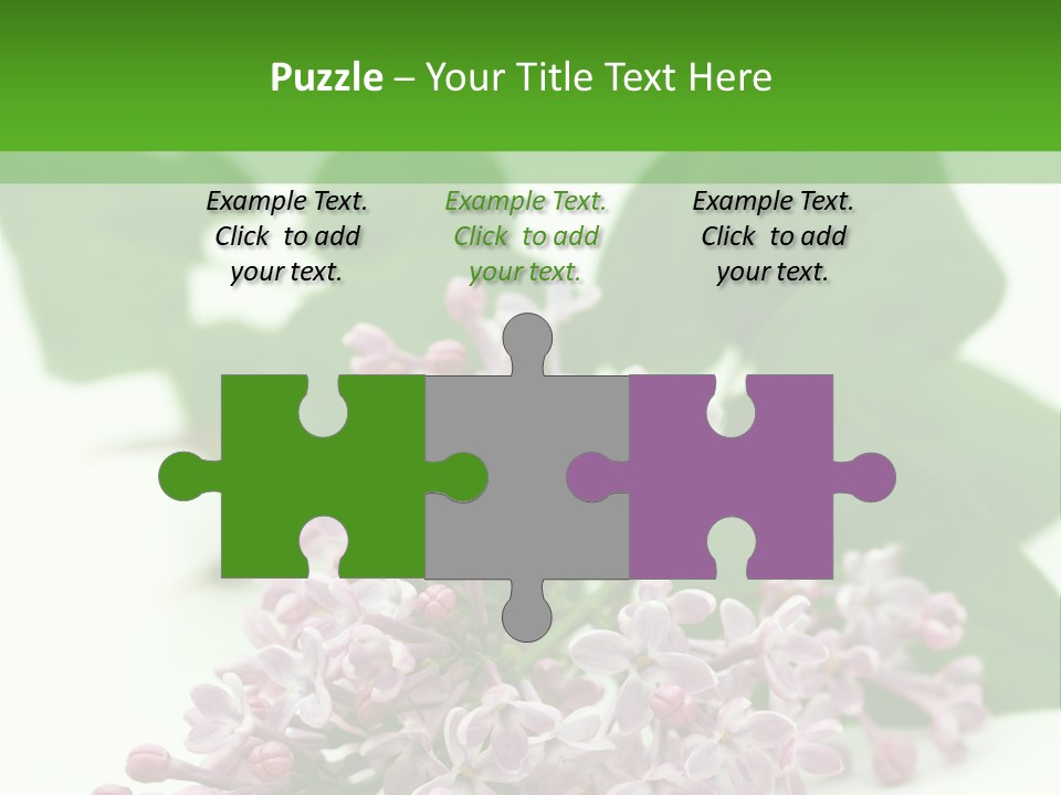 White Fragrant Transparent PowerPoint Template