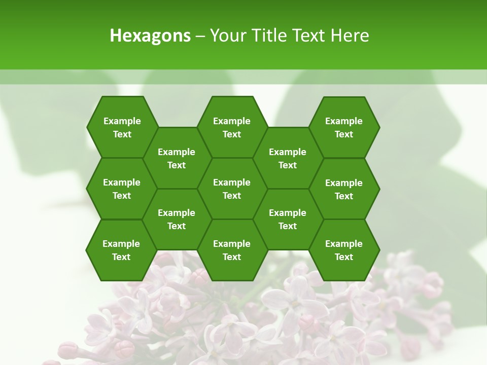 White Fragrant Transparent PowerPoint Template