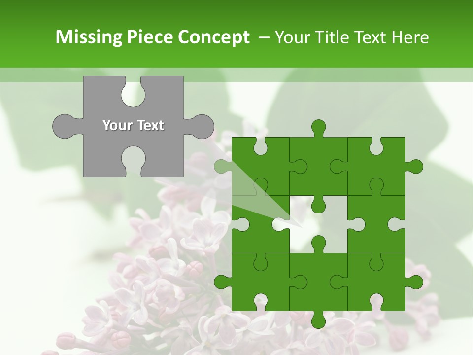 White Fragrant Transparent PowerPoint Template