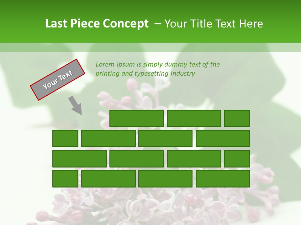 White Fragrant Transparent PowerPoint Template