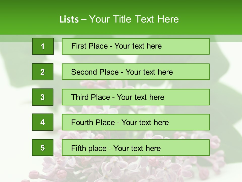 White Fragrant Transparent PowerPoint Template