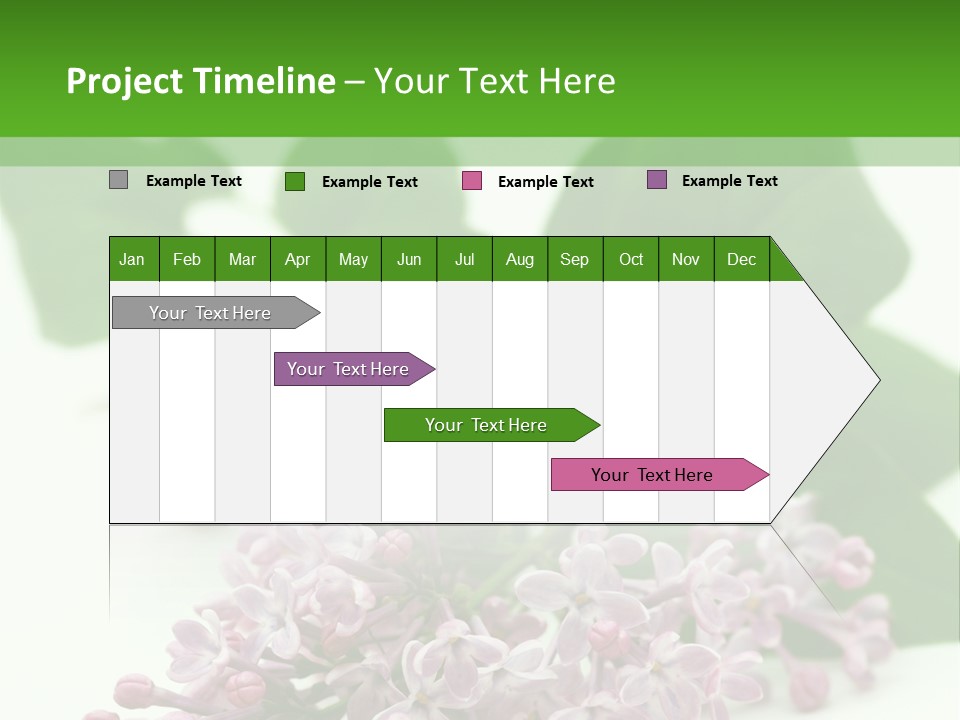 White Fragrant Transparent PowerPoint Template