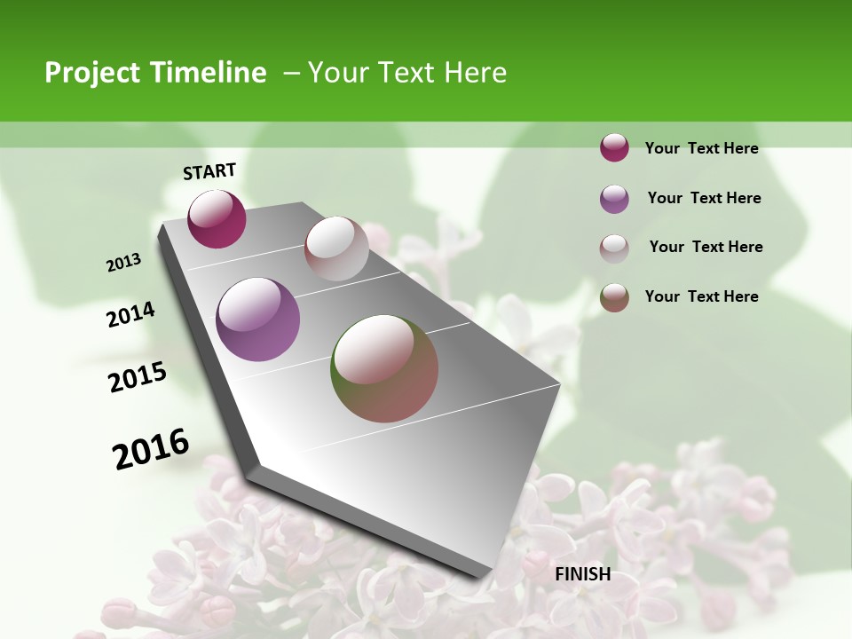 White Fragrant Transparent PowerPoint Template