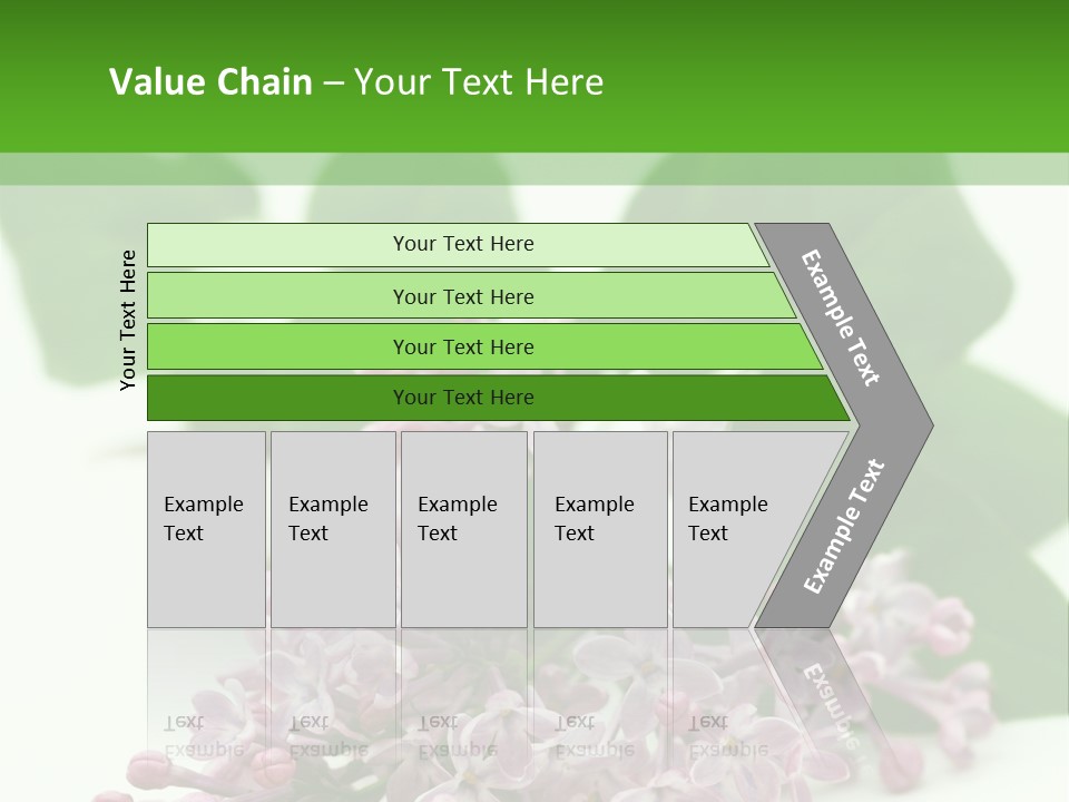 White Fragrant Transparent PowerPoint Template