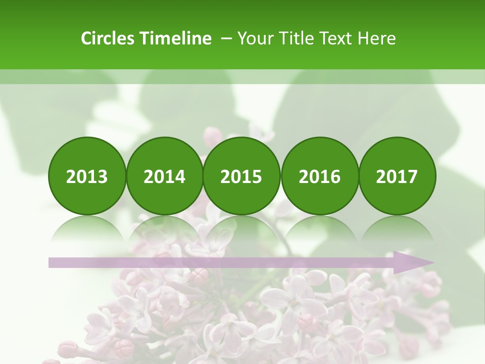 White Fragrant Transparent PowerPoint Template