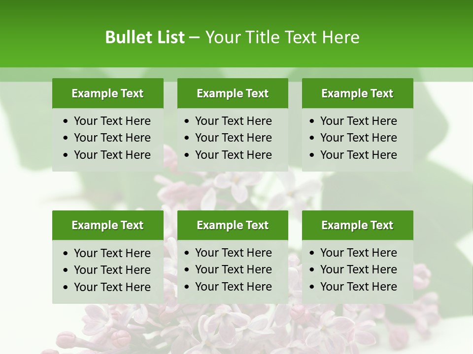White Fragrant Transparent PowerPoint Template