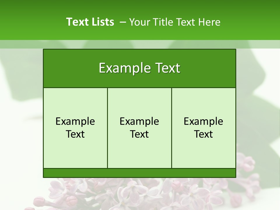 White Fragrant Transparent PowerPoint Template