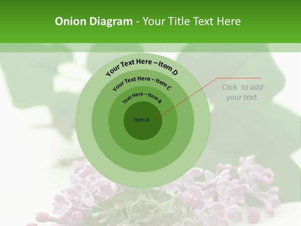 White Fragrant Transparent PowerPoint Template