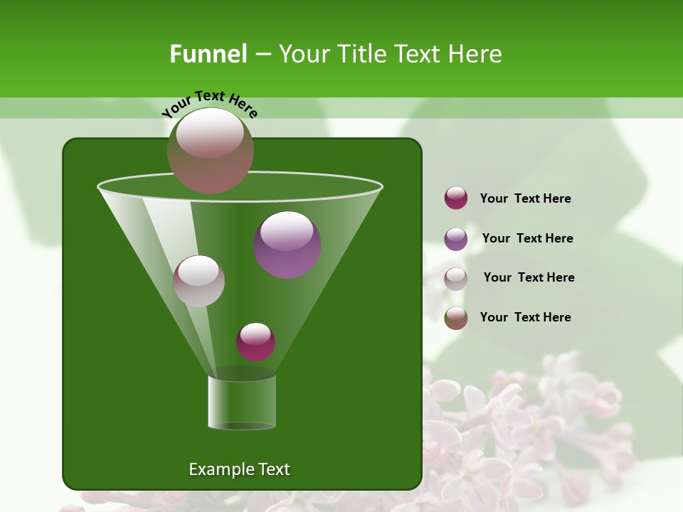 White Fragrant Transparent PowerPoint Template
