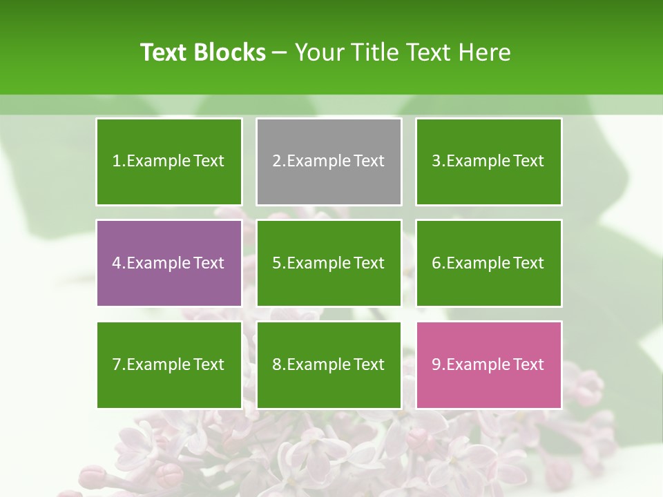 White Fragrant Transparent PowerPoint Template