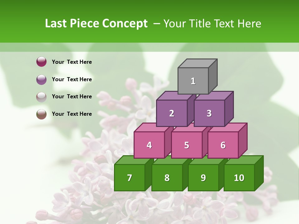 White Fragrant Transparent PowerPoint Template