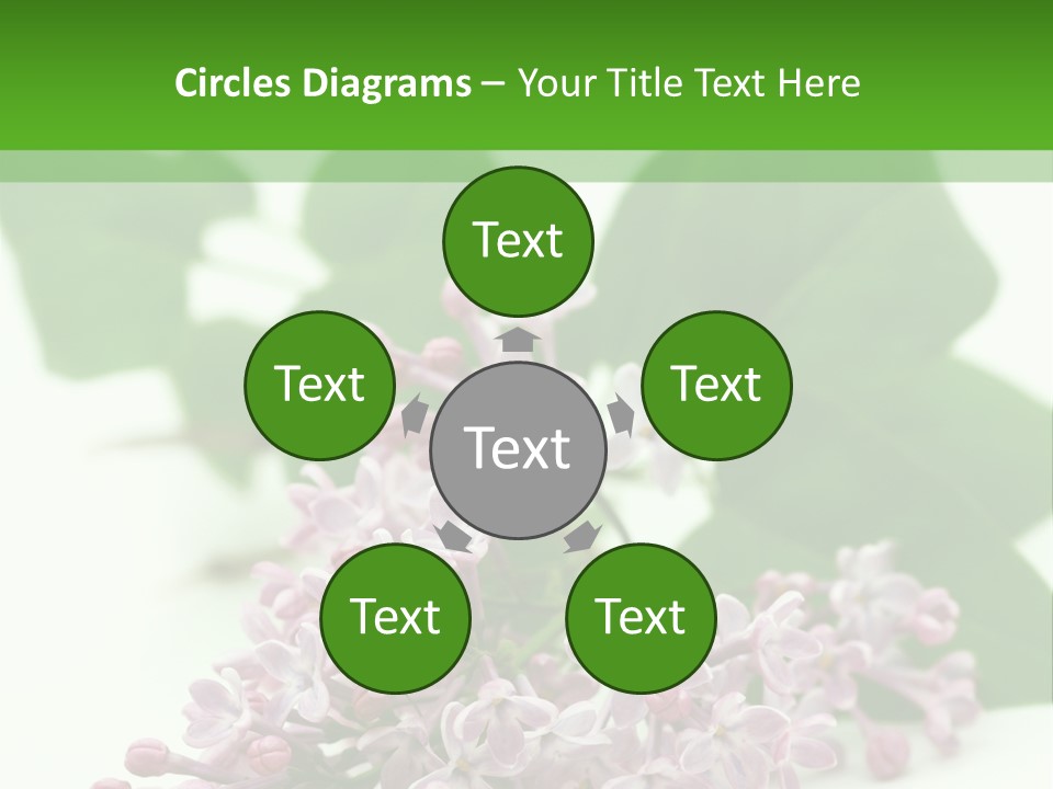 White Fragrant Transparent PowerPoint Template