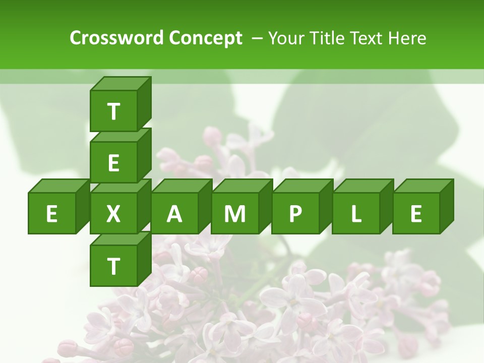 White Fragrant Transparent PowerPoint Template