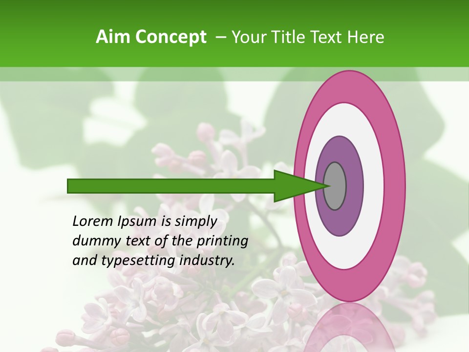 White Fragrant Transparent PowerPoint Template