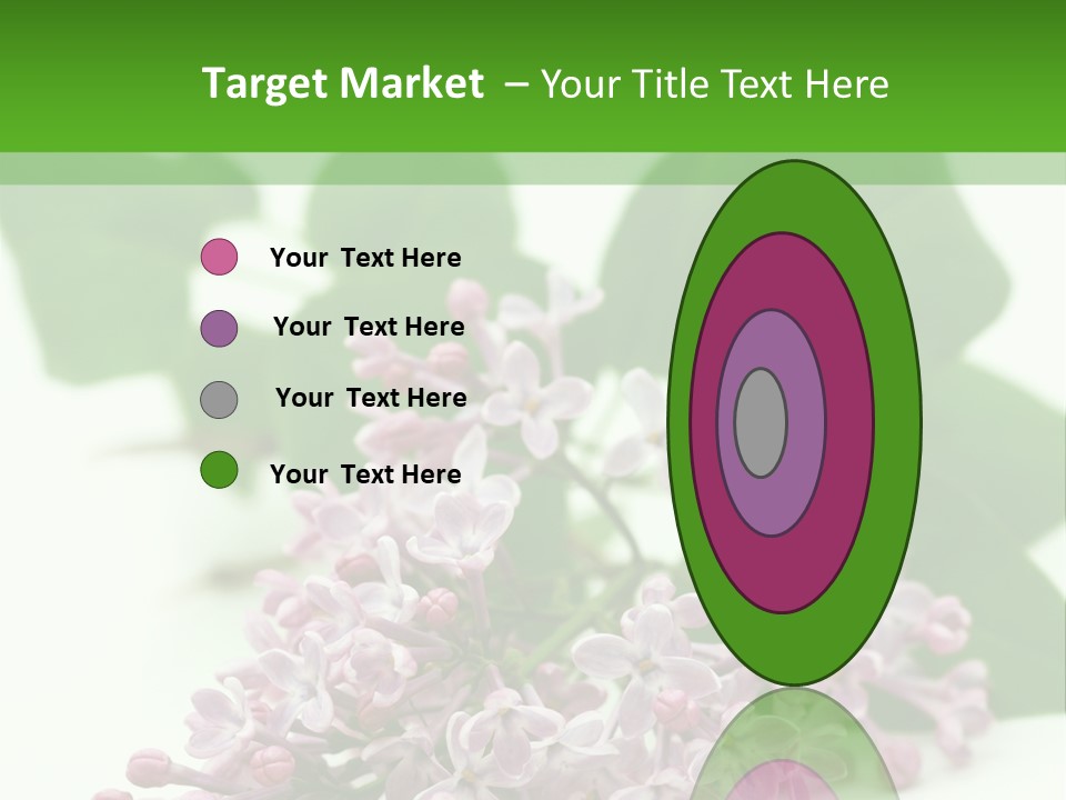 White Fragrant Transparent PowerPoint Template