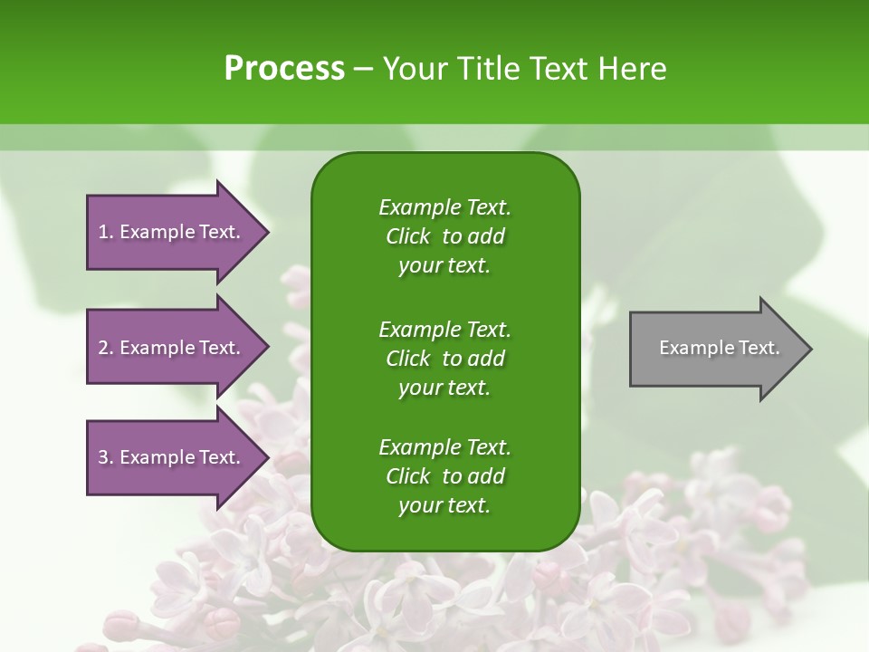 White Fragrant Transparent PowerPoint Template