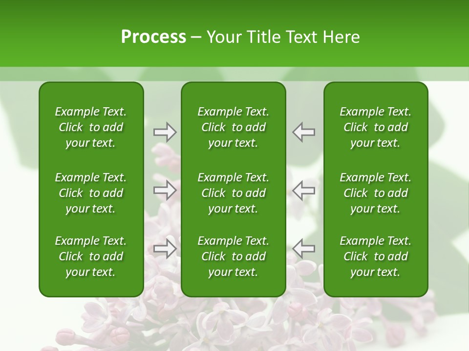 White Fragrant Transparent PowerPoint Template