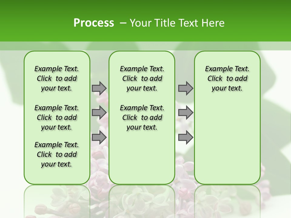White Fragrant Transparent PowerPoint Template