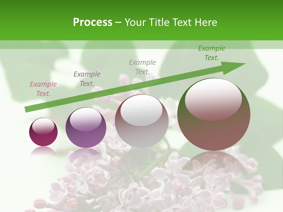 White Fragrant Transparent PowerPoint Template