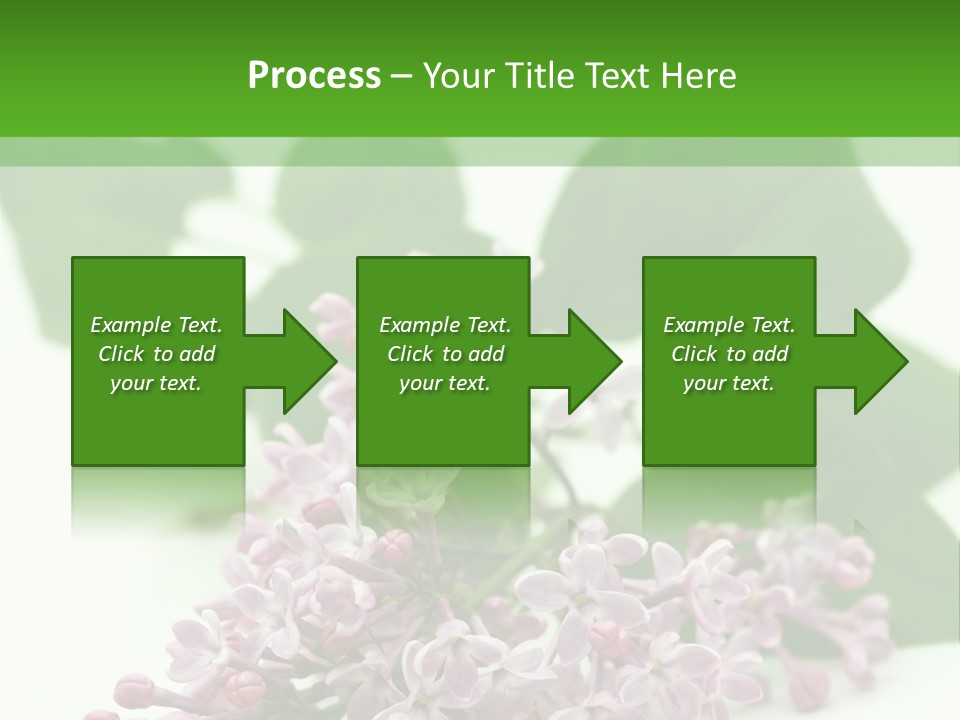 White Fragrant Transparent PowerPoint Template