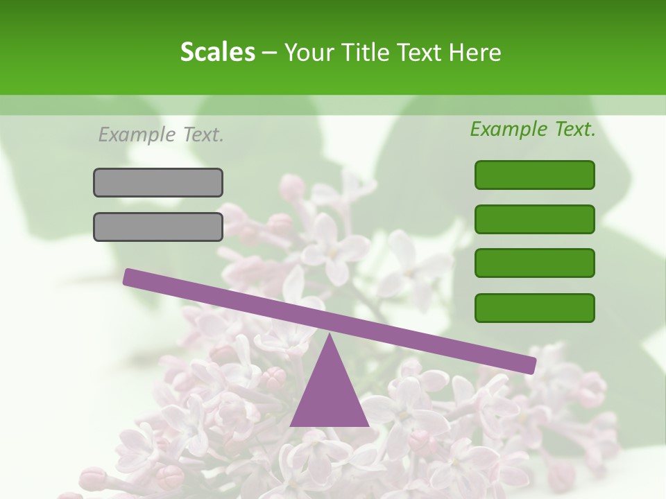 White Fragrant Transparent PowerPoint Template