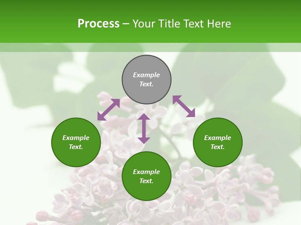 White Fragrant Transparent PowerPoint Template